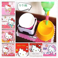 Kitty несколько мультфильмов KT Машина Cat Pet Pet Feed Pad