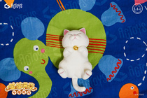 GRATINO CAT BELL Blind Box Hand Office 2nd Generation Meow Meow Full Bag Afternoon Nap Time Lying Pose