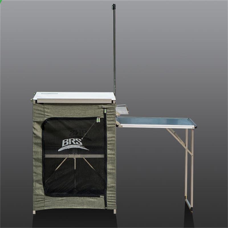 BRS-Z12 portable ultra - light aluminum alloy folding table camping outdoor mobile kitchen picnic table and chair