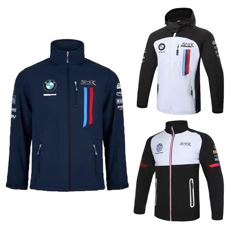 Spring, Autumn and Winter Bmw Motorcycle Riding Clothing, Factory Team Uniform, Motorcycle Clothing, Embroidered Windproof Jacket, Soft Shell Jacket