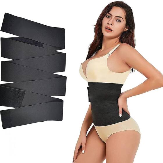Women's waist corset belly wrap belly belt Velcro waist trainer elastic restraint girdle