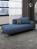 Nordic light luxury fabric removable and washable technology cloth sofa lounge chair bedroom hotel bed and breakfast chaise sofa beauty couch