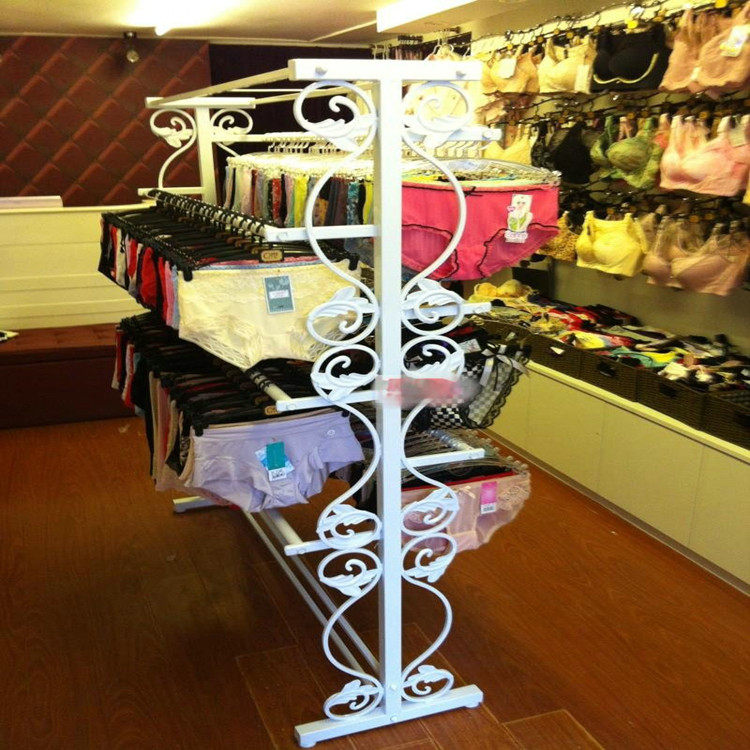 Iron Art Lingerie Shelves Underwear Briefs Bra Shelves Landing Underwear Mid Island Shelf Bra Shelf Spot