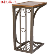 Solid wood Wrought iron bedroom bedside table Living room sofa Coffee table Side a few corners a few telephone tables Laptop tables