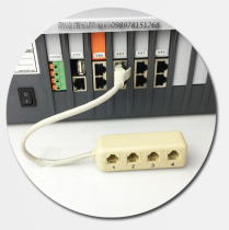 Zhonglian switch dedicated connection box Accessories box 8-core network port to 2-core telephone interface Zhonglian dedicated