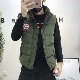 Cả hai bên mặc áo vest nam mùa thu đông 2018 mới cộng với phân bón XL ấm áp phiên bản Hàn Quốc của áo vest vest cotton thủy triều