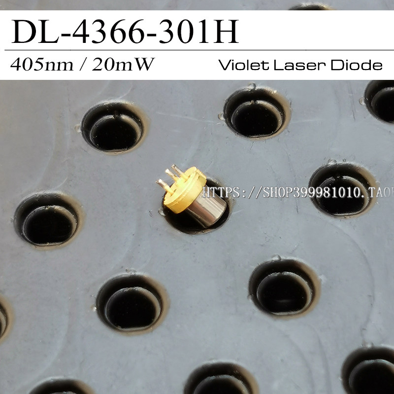 三洋SANYO 405nm20mW 蓝紫光激光二极管P型带PD 3.3mm 拆机现货