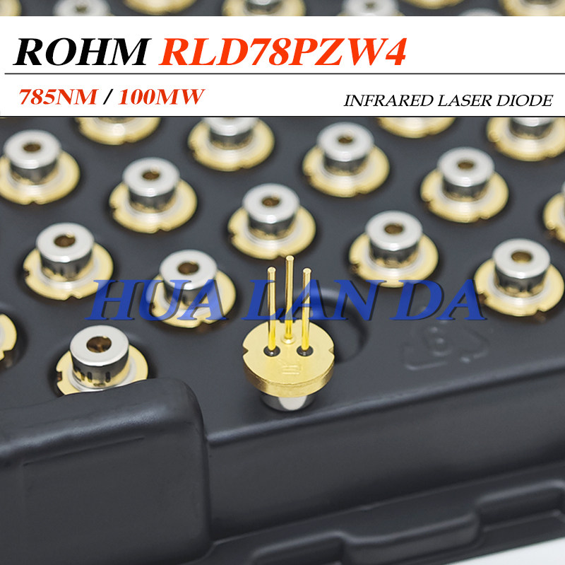 原装罗姆ROHM 780nm 785nm100mW 红外光激光二极管RLD78PZW4