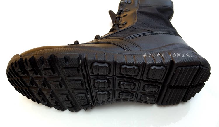 Bottes militaires CQB.SWAT en cuir - lumière - Ref 1398154 Image 12