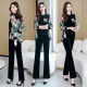 Women's Fashion Suit Spring and Autumn 2022 New European Station Looks Thin Ladies' Mom Dress Fashionable Western Style Age-Reducing Two-piece Set