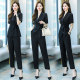 Professional suit suit female 2022 summer new fashion temperament goddess fan age reduction thin section casual pants two-piece set