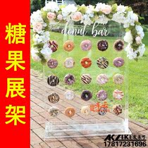 Guihe custom acrylic candy display Cosmetics display transparent finishing box Nail shop container display
