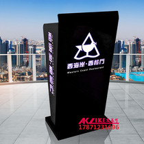 Hotel bar ktv Reception desk Reception desk Luminous podium Lecture table Parking sign Front desk speech table Host table