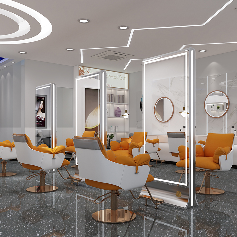 Minimalist light and luxurious sunglasses with a mirror-floor mirror-floor mirror stainless steel marble aluminum alloy multi-material custom-made