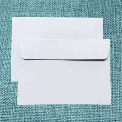 Sealing glue Kraft paper white paper envelope Western-style paper bag blank A5 comes with sealing glue Simple large wallet customization