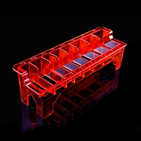 Красный футляр для фортепиано с 8 слотами для карт