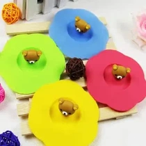 Silicone Cup Lid 0 035A1151 Leakproof Creative Cartoon Dustproof