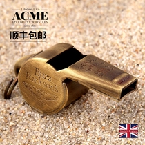 British ACME Ekomi (BUZZ RICKSONS) retro brass World War II air force pilot whistle