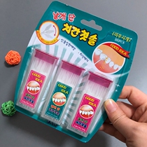 South Korea imported IDEA boxed tooth gap brush 180 ultra-fine interdental brush flat toothpick dental floss stick portable