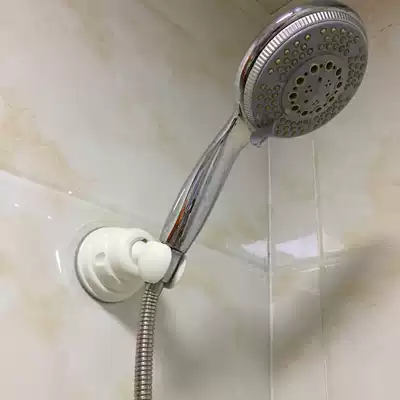 Japan KM powerful suction cup shower holder 360-degree adjustable angle non-nail suction wall shower head bracket