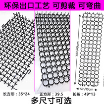 Anti-cat climbing mat anti-cat climbing bed wild dog sunscreen Anti-rat anti-cat climbing car Stab Car Seal Balcony Black Shop