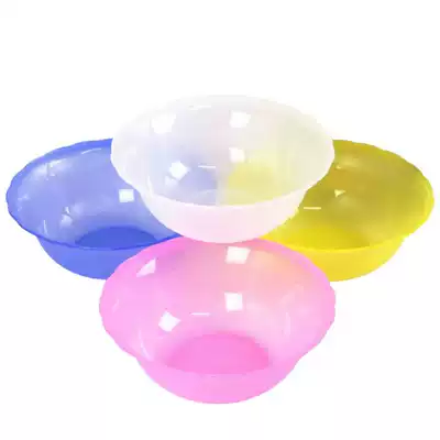 Thickened children's small basin basin color beauty salon washbasin frosted plastic lace cleansing Basin