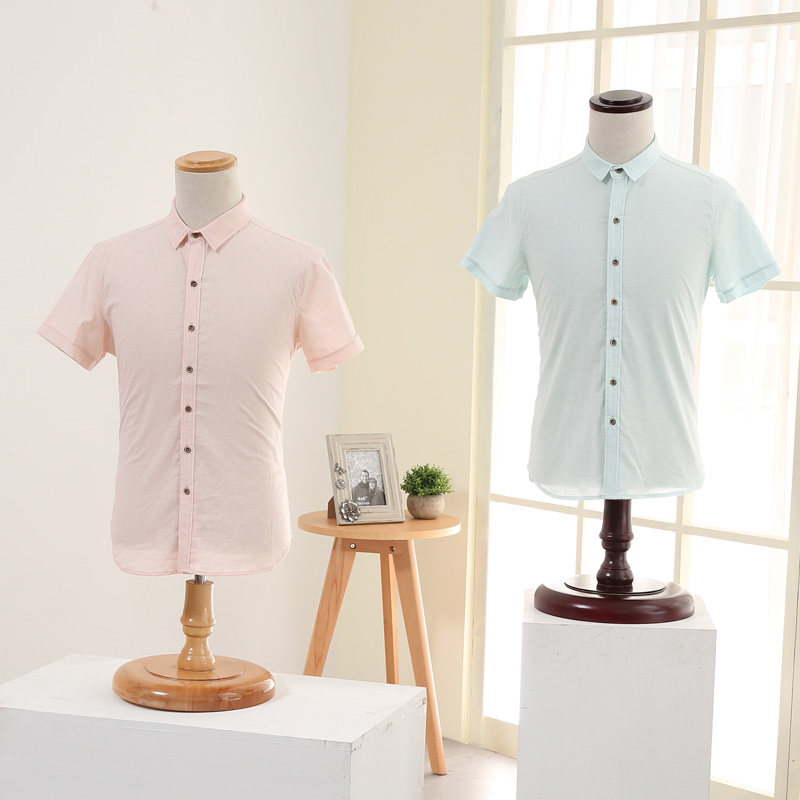 Customize the Korean version of men's clothes half-body dumbeers model props clothing shop shop window models clothes hanger suits shirt display racks