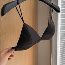 Strapless bra is very good to wear thin shoulder strap black small chest wrap feedback