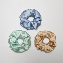 Cnsilk 100% mulberry silk real silk hair circle large size large intestine ring hair accessories retro head rope silk satin elastic hair band