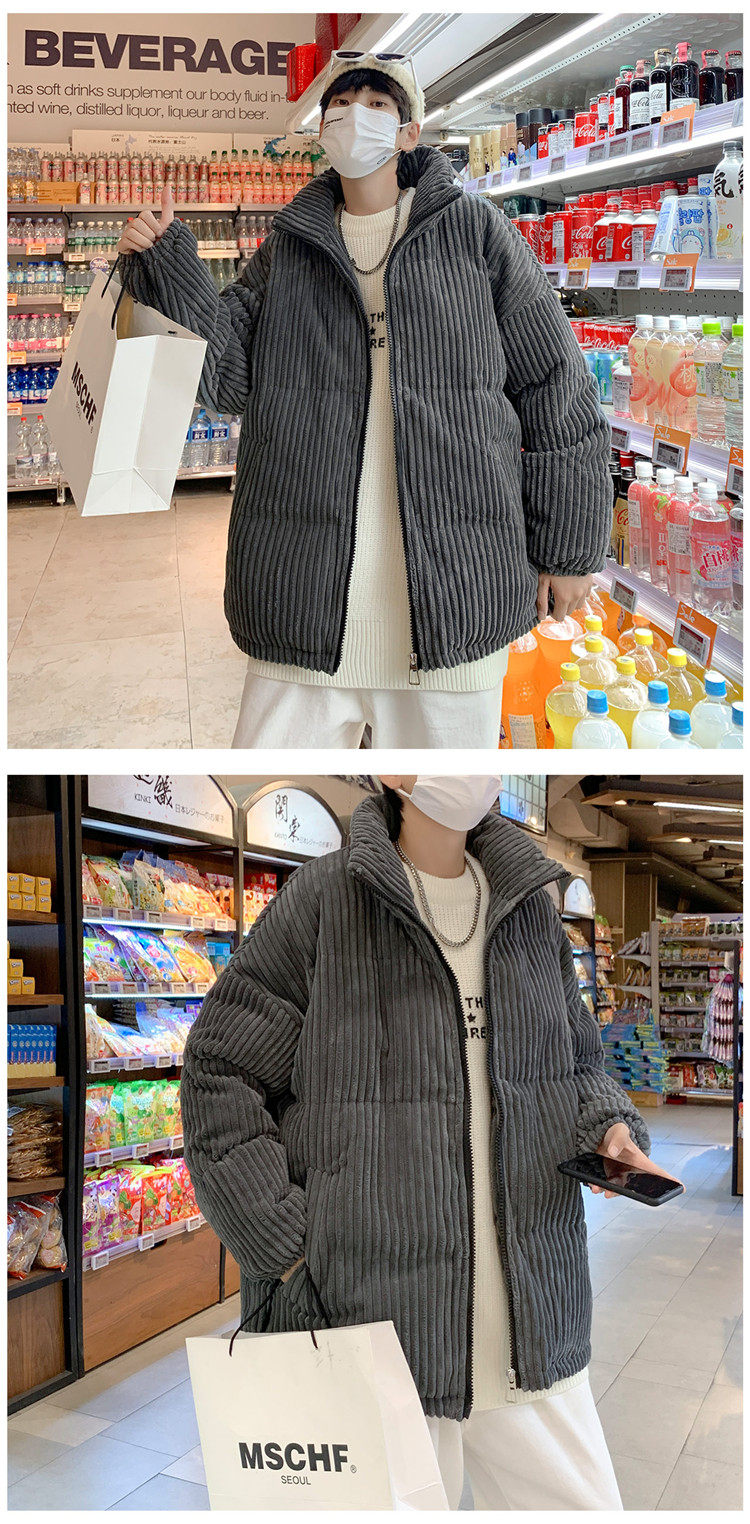 Дизайнерский вельветовый демисезонный модный пуховик Others / Other 