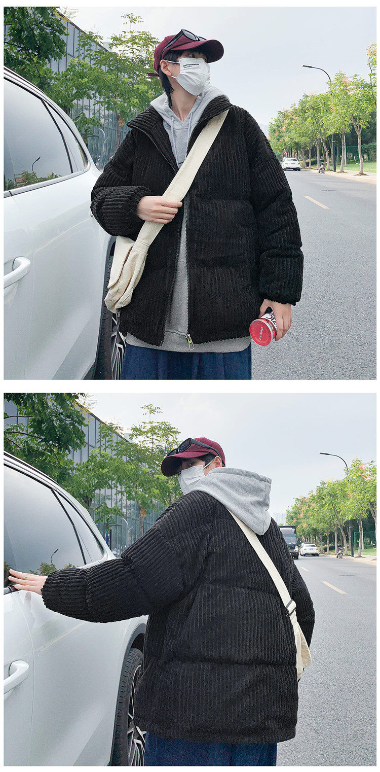 Дизайнерский вельветовый демисезонный модный пуховик Others / Other 