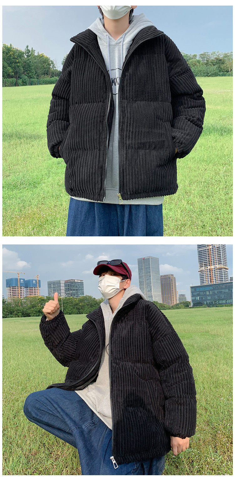 Дизайнерский вельветовый демисезонный модный пуховик Others / Other 