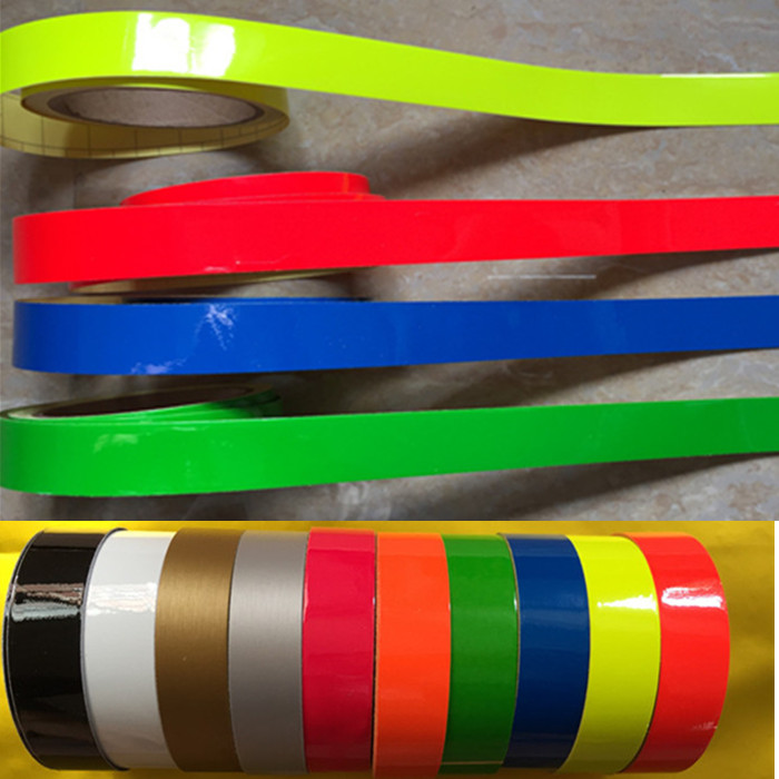 Glass Warning Adhesive Tape Make-up Room Bathroom kitchen Decorative Waist Line Shops School Class Sticker Ying of light Color