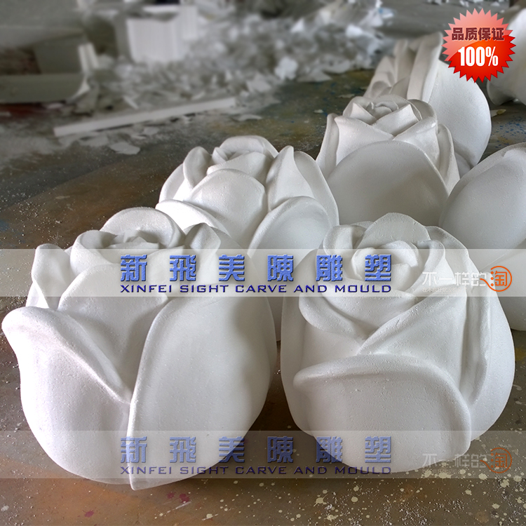 European wedding rose foam sculpture flower relief arch lotus custom wedding wedding stage decoration props