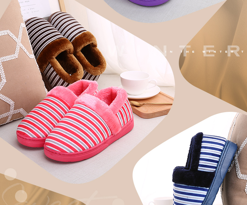Mùa đông đôi dép bông nữ túi xách trong nhà ấm áp chống trượt nhà dày cộng với dép nhung nam mùa đông dép mang trong nhà