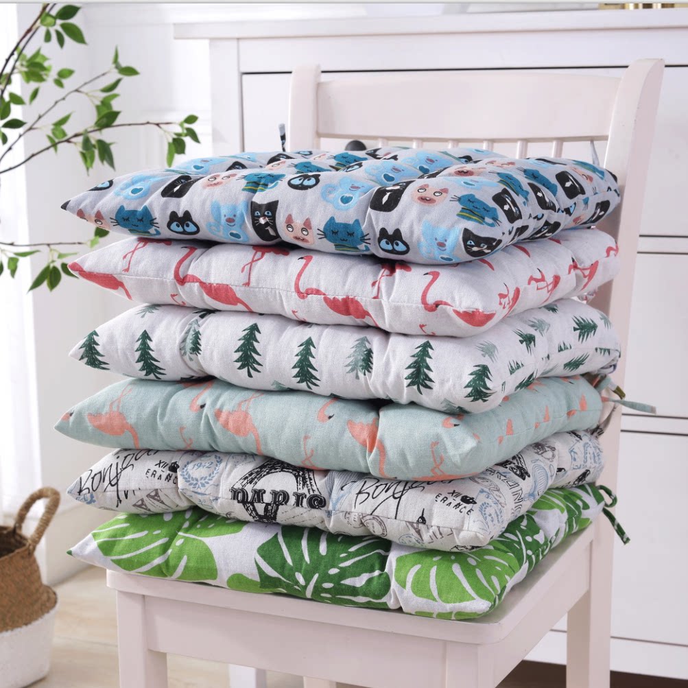 Thickened Cushion Chair Cushion Chair Cushion Office Seat Cushion Student Cushion Girl Classroom Stool Butt Fart Cushion All Season Breathable