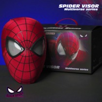Superfan Spider-Man 2 Mask film reduction Garfy version Peter Parker Blink eye headgear Electric mask charging money