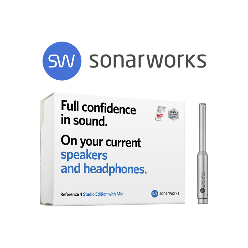 SoundID Sonarworks Reference 4 Recording studio version boxed speaker frequency louder calibration suit