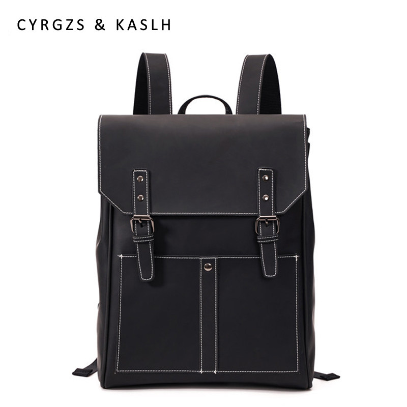 Tide Cards Genuine Leather Men's Bags English Wind Business Double Shoulder Bag 2022 New Men's Bag Fashion Trends Ins bags