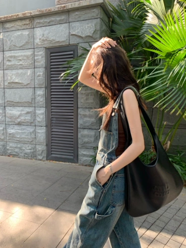 CUTEioi Джинсовый весенний комбинезон для отдыха, штаны, свободный крой