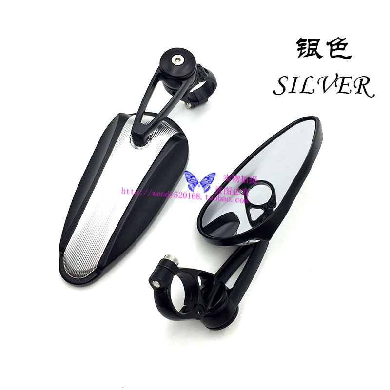 Gương chiếu hậu mới xe máy gương chiếu hậu xe điện sửa đổi bán CNC tay gương xe thể thao phổ thông 22M - Xe máy lại gương gương xe máy chân ngắn