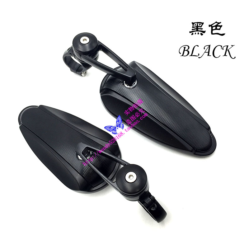 Gương chiếu hậu mới xe máy gương chiếu hậu xe điện sửa đổi bán CNC tay gương xe thể thao phổ thông 22M - Xe máy lại gương gương xe máy chân ngắn