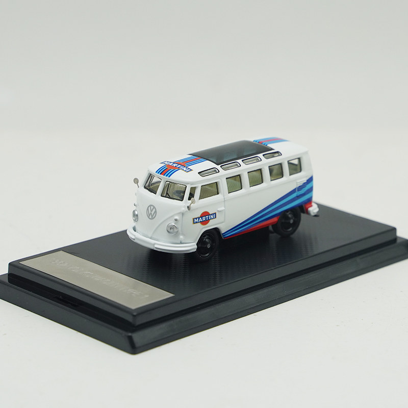 1 64 福斯巴士t1車模旅行版福斯t1巴士廂型車vw 合金汽車模型