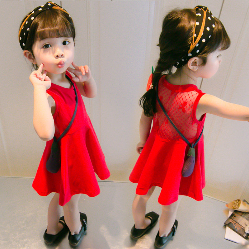 2 Women's Baby Dress Summer 2021 New Girl Summer Dress 2 Foreign Pie Dress 1 Year Old Baby Pure Cotton Princess Dress 4