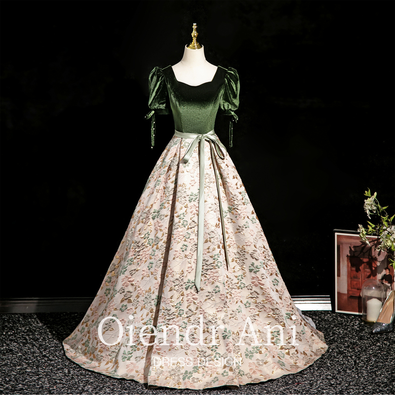 Oiedrani Vocal Arts Exam Satin Evening Dress Coming-Of-Age Ceremony Birthday Graduation Annual Meeting Host Piano Princess Dress