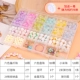 24 Grid 6 -Color Cat Claw Bead+6 Beads Color Panel [около 350 штук] Отправьте рулон эластичной линии