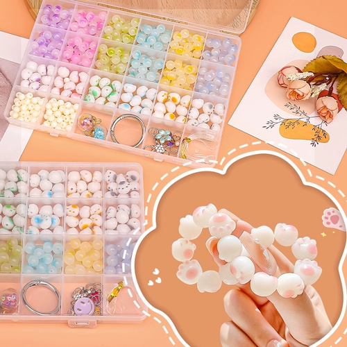 Детский браслет из бисера ручной работы, набор материалов, сумка через плечо, интеллектуальная игрушка, бусины, «сделай сам»