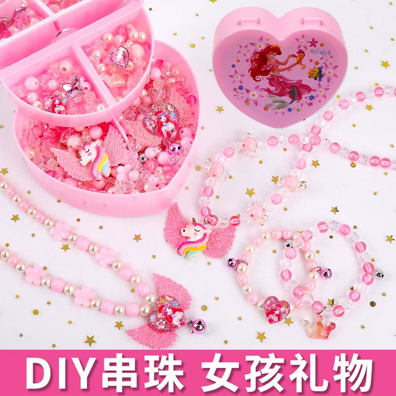Игрушка, браслет из бус handmade, бусины, ожерелье, подарочная коробка, DIY
