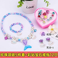 Ювелирное украшение, кольцо, ожерелье из жемчуга, цепочка, комплект