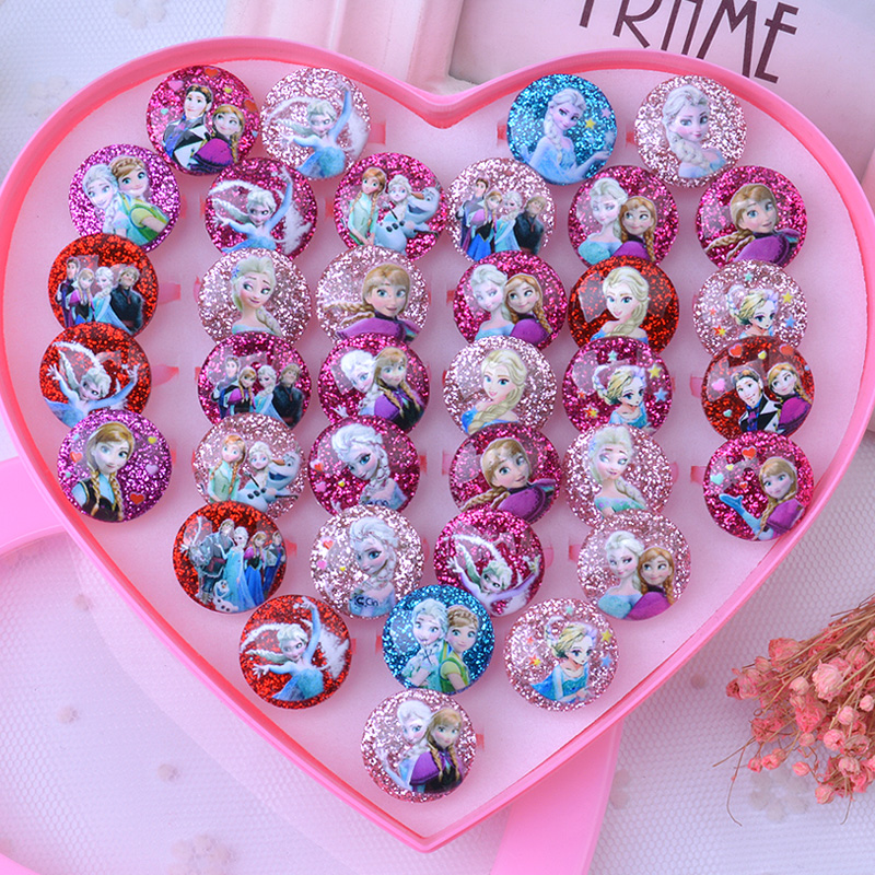Kids Rings Girls Toys Kids Princess Elsa Cute Frozen little ring Kids baby girl jewelry